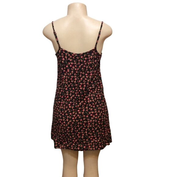 WILD Fable Slip Dress Black Floral - Picture 3 of 5